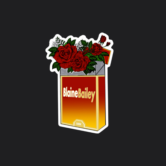 Cigarettes and Roses Sticker