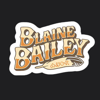 Blaine Bailey Logo Sticker